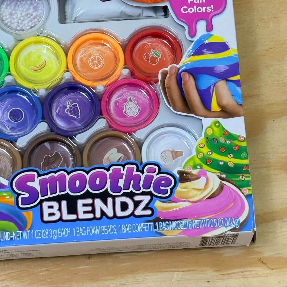 Cra-Z-Slimy Smoothie Blendz Slime Kit – 12 Fun Colors DIY Slime Set (Ages 6+) - Picture 6 of 8